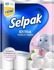 Diğer 126592511 Selpak 40'lı Pamuklu Pudra Kokulu Tuvalet Kağıdı