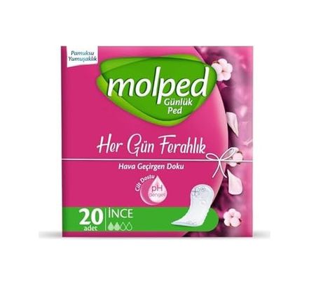 Diğer 126593570 Molped Her Gün Ferahlık İnce 20Li Günlük Ped