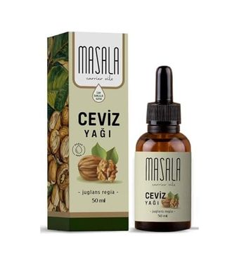 Diğer 126593790 Masala Ceviz Yağı 50 Ml. - Soğuk Pres Carrier Oil