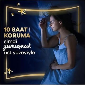 Diğer 126593868 Orkid Ultra Hijyenik Ped Gece Ekstra Boy 4 Ekonomik Paket 10 Adet Ped