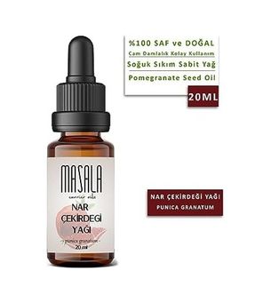 Diğer 126594561 Masala Saf Nar Çekirdeği Yağı 20 Ml. Pomegranate Carrier Oil Soğuk Pres