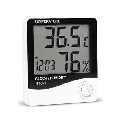 Diğer 126596598 İç Mekan Higrometre Nem Ölçer Ve Termometre, Büyük Ekran, Masa Ayaklı, Asmalı, Mıknatıslı, Elektronik Sıcaklık Ve Nem Ölçer