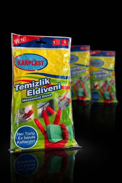 Diğer 126596747 Kärplast Temizlik Eldiveni, S Beden, 4 Çift, Bulaşık Ve Ev İşleri İçin Koruyucu Eldiven