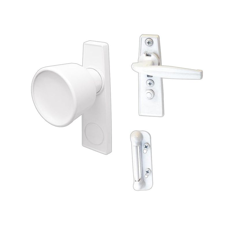 Diğer 126599700 K 5121 Düğme Mandalı, 1-3/4 In. Montaj Delikleri, Beyaz Tekli Paket