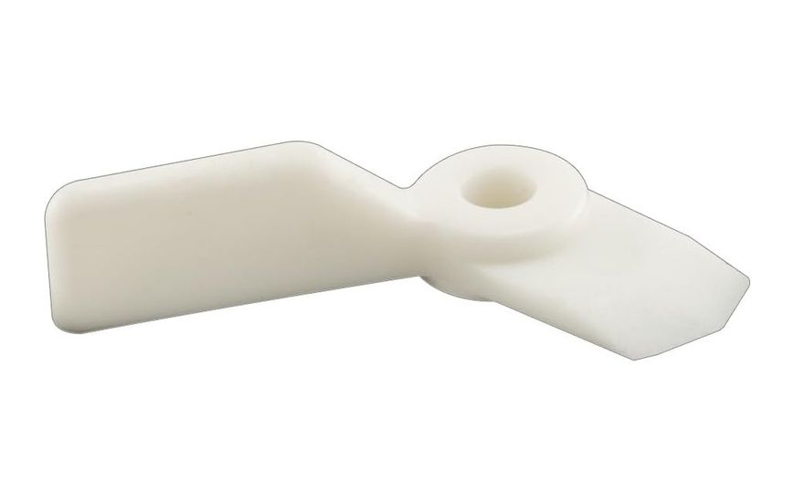 Diğer 126602603 L 5851 Vidalı Ekran Düğmeleri, Beyaz Plastik 8'li Paket
