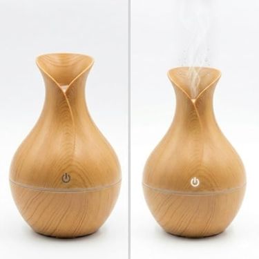 Diğer 126605500 Ultrasonik Hava Nemlendirici Ve Aroma Difüzörü, Ahşap Görünümlü, 15 Cm Yükseklik, 10 Cm Genişlik 1.0 Ahşap Yeşil