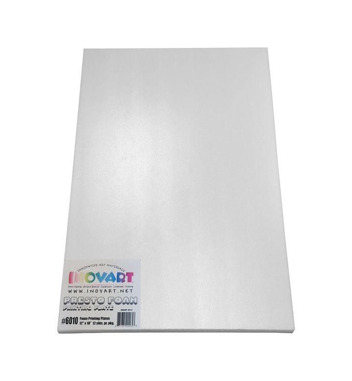 Diğer 126609797 Inovart Presto Köpük Baskı Plakaları, 12"x18", 12 Yaprak