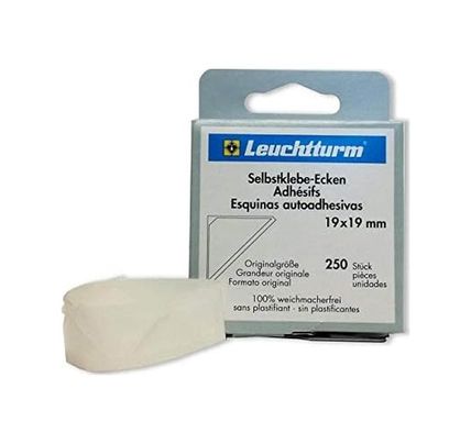 Diğer 126611323 Leuchtturm Köşebent Küçük, Asitsiz 19X19Mm. , 250'lik Kutu
