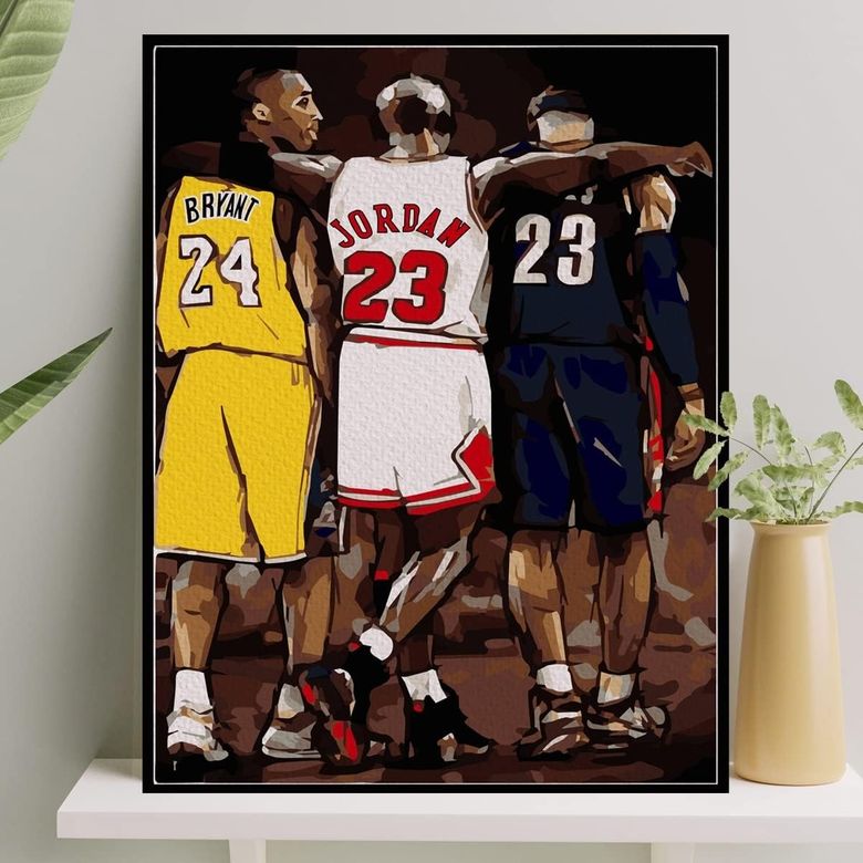 Diğer 126620588 Hobi Sanat Sayılarla Boyama Tuval Seti Fırça Boya Dahil Çıtalı 40X50 Cm - Nba
