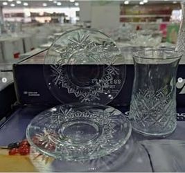 Diğer 126623437 Heybeli Model 12 Parça Çay Bardağı Takımı 6 Kişilik