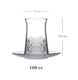Diğer 126623743 Heybeli Model 18 Parça Çay Seti Çay Bardağı Çay Tabağı Çerezlik