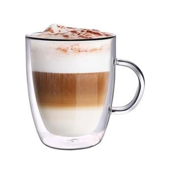 Diğer 126624091 Vetro Borosilikat Çift Camlı Kulplu Bardak 400Ml 2Ad