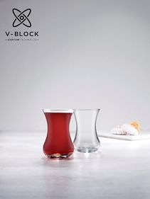 Diğer 126624676 42381S00 V Block İnce Belli 6'lı Çay Bardağı