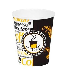Diğer 126625362 7 Oz Desenli Kalın Karton Bardak, 180 Ml Kağıt Bardak Çay Ve Kahve İçin 100 Adet 180, Mililitre