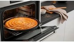 Diğer 126627344 Istoç Türk 42Cm Fırın Tepsisi, Battal Boy Yuvarlak Çinko Tepsi Sağlıklı Börek Baklava Tepsisi Siyah 42 X 4