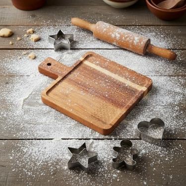 Diğer 126627890 Doğal Akasya Ahşap Dikdörtgen Sunum Tahtası Ve Servis Tepsisi 23X17 Cm Kahve Yanı, Peynir Ve Kahvaltılık Sunumluk Kare Formlu Estetik Tasarım
