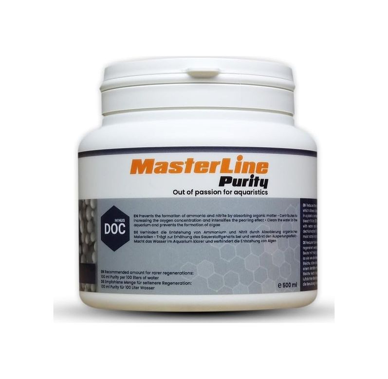 Diğer 126629339 Masterline Purity - Akvaryumda Kristal Berraklığında Su İçin Filtre Maddesi 500 Ml