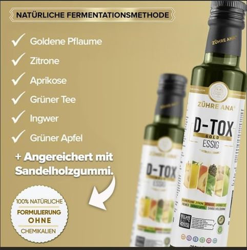 Diğer 126629454 Detox Sirkesi Doğal Fermantasyon 250 Ml