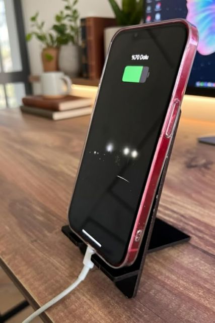 Diğer 126630388 Ahşap Masaüstü Telefon & Tablet Tutucu Kaymaz Sabitleyici Stand Aparat