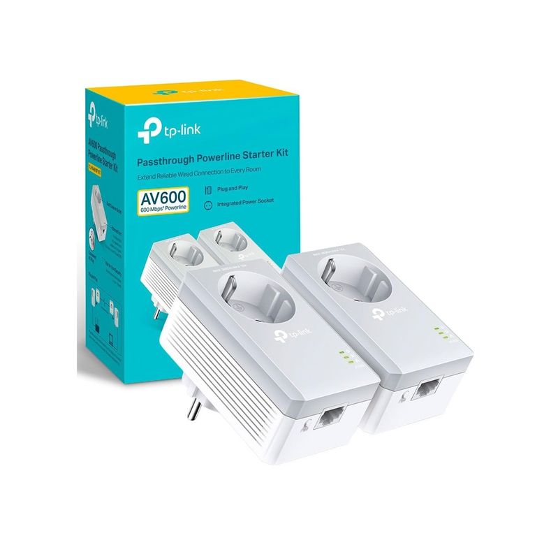 Diğer 126630620 Tl-Pa4010Pkıt, Av600 Ac Güç Soketli Powerline Adaptör Başlangıç Kiti