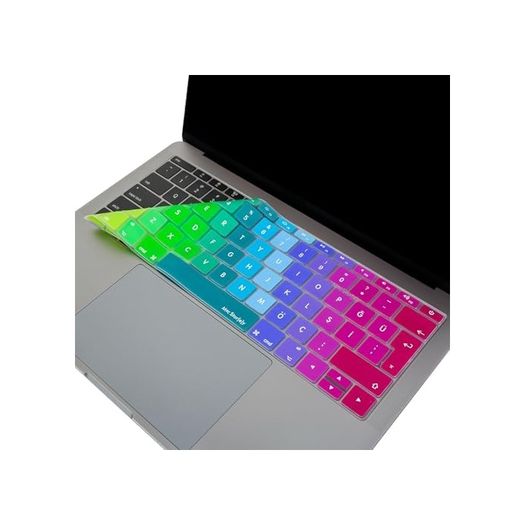 Diğer 126632608 Macbook Klavye Koruyucu Silikon Ultra İnce Tasarım Türkçe Q Baskılı Macbook 12 İnç Retina A1534 Ve Macbook Pro 13 İnç Usb-C A1708 Uyumlu Pembe Yeşil