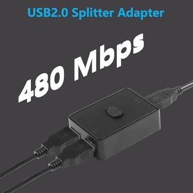 Diğer 126633774 5945 2 Port Usb 2.0 To Kvm Switch Çoklu Pc Kasa Çoklayıcı Hub Anahtar Bir Pc Ye İki Farklı Usb Cihaz Bağlama Bir Usb Cihazı İki Farklı Pc De Kullanabilme