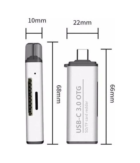 Diğer 126633963 , Type-C Portlu Telefon, Tablet, Bilgisayar, Uyumlu Type-C To Usb 3.0 Sd Micro Sd Kart Okuyucu 3 Portlu Çevirici Dönüştürücü Hub Adaptör