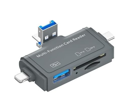 Diğer 126634027 Usb Ligtning İphone İle Uyumlu - İpad İle Uyumlu Ve Type-C Girişli Kart Okuyucu Multi Otg Usb C Adapter Sd Tf Micro Card Reader Micro Usb Adapter Lighting İçin Dönüştürücü Ads-368