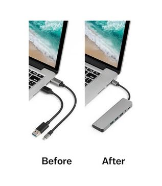 Diğer 126634353 8 İn 1 Usb C Hub Çoklu Adaptör Usb 3.0 Ve Usb 2.0 Hub Tf Sd Kart Okuyucu 3.5Mm Ses Çıkışı Power Delivery Destekli Macbook Pro Laptop Tablet Uyumlu