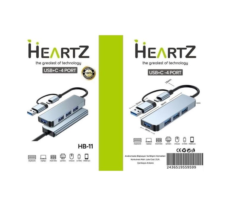 Diğer 126634458 Çok Fonksiyonlu Pd Usb Type C Çoğaltıcı Hub Her İhtiyacı Giderecek Çeşit Mevcuttur Usb Ve Type C Pd, Usb Çoklayıcı 4 Lü Hub-11