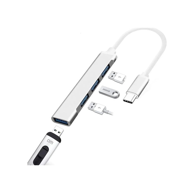 Diğer 126635164 Type-C To Usb Hub 4 Port Çoklayıcı İle Uyumlu Çoğaltıcı Adaptör