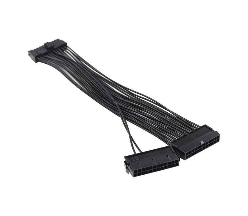 Diğer 126639165 Güç Kaynağı Çoklayıcı 24 Pin Atx Dual Psu Çoklayıcı Adaptör Anakart Mining Kablosu 5145