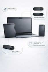 Diğer 126650943 Webcam Kapatıcı Kamera Koruyucu 3 Lü Set Ultra İnce Gizlilik Koruma Laptop Tablet Telefon Uyumlu Kayar Kapaklı Güvenli Kamera Engelleyici