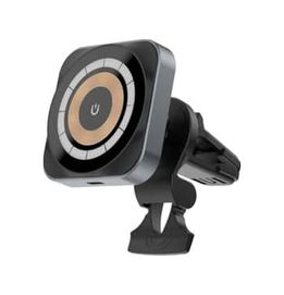 Diğer 126661914 Bix Tch01 15W Magsafe Manyetik Kablosuz Araç İçi Şarj Cihazı 360 Dönebilen Uyumlu