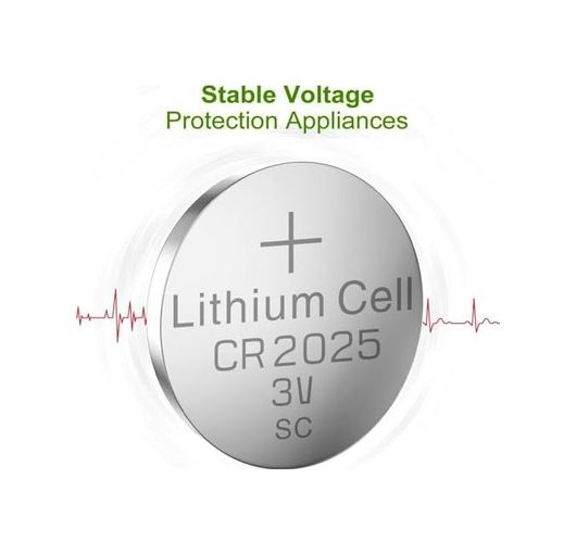 Diğer 126662408 Cr2025 Pil 20'li Paket Lityum Düğme Pil 3V 2025