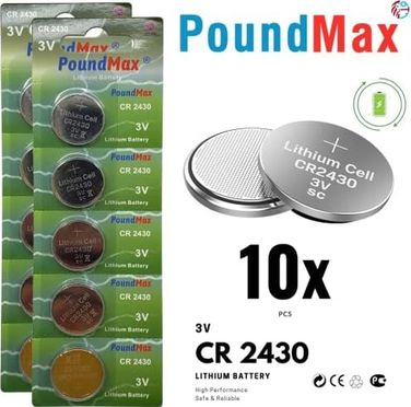 Diğer 126662673 10 X Cr2430 Dl2430 3V Lityum Düğme Pil, Uzun Raf Ömrü, Küçük Elektronik Cihazlar İçin Uzaktan Kumandalar, Teraziler, Akıllı Ev Cihazları, Ölçüm Cihazları Ve Hesap Makineleri