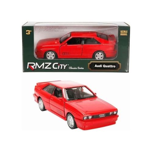 Diğer 126667816 1:32 Alman Klasikleri Serisi Die Cast Çek Bırak Model Araba - Kırmızı Quattro