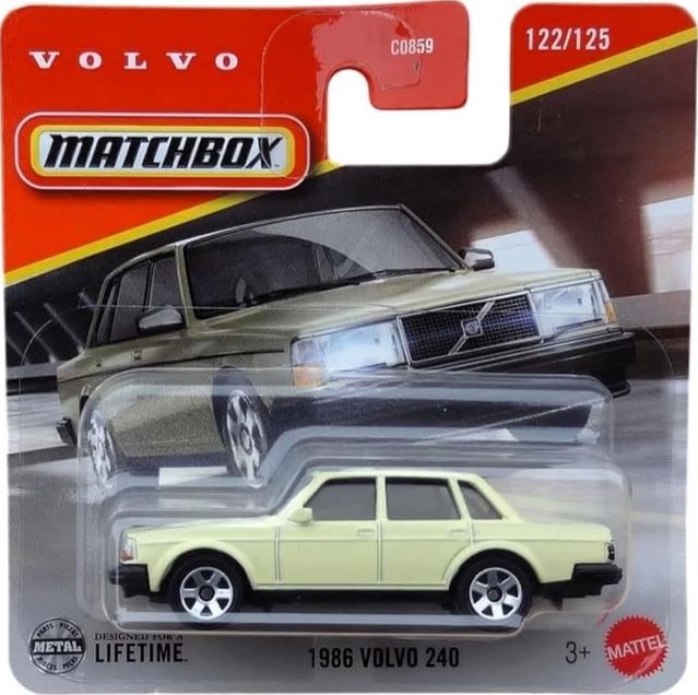Diğer 126667943 C0859 Matchbox 1:64 Tekli Arabalar 1986 Volvo 240 Jbr76
