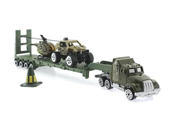 Diğer 126668034 Brands Tır Arazi Aracı Ve Helikopterli Metal Askeri Araç Seti