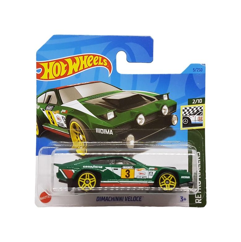 Diğer 126668047 - Dimachinni Veloce - Retro Racers 2/10 - Hkh03 - Short Card - Good - Bell - Sparco - Mattel 2023