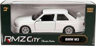 Diğer 126668248 1:32 Alman Klasikleri Serisi Die Cast Çek Bırak Model Araba - Beyaz Bmw M3