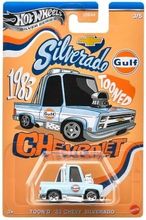 Diğer 126668385 Silver Series Tooned Gulf - Toon'd 83 Chevy Silverado Jcb64
