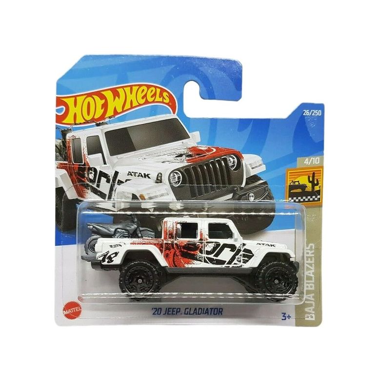 Diğer 126668423 - 20 Jeep Gladiator - Baja Blazers 4/10 - Hcw66 - Short Card - Borla - Atak - Mattel 2022