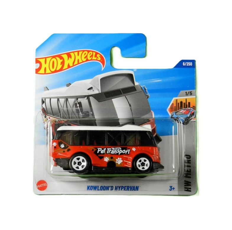 Diğer 126668482 - Kowloon'd Hypervan - Hyw64- Short Card- Mattel 2024 1:64