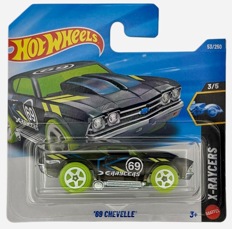 Diğer 126668615 Tekli Arabalar '69 Chevelle Jjj23 Kısa Kart