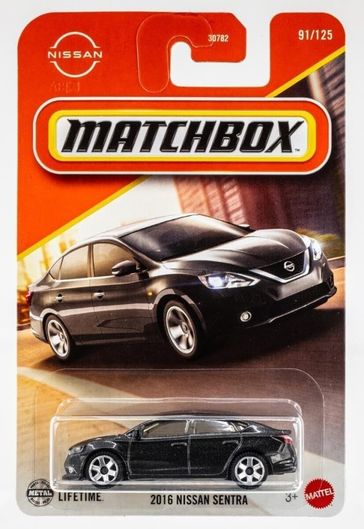 Diğer 126668704 C0859 Matchbox 1:64 Tekli Arabalar 2016 Sentra Kısa Kart Jbr48