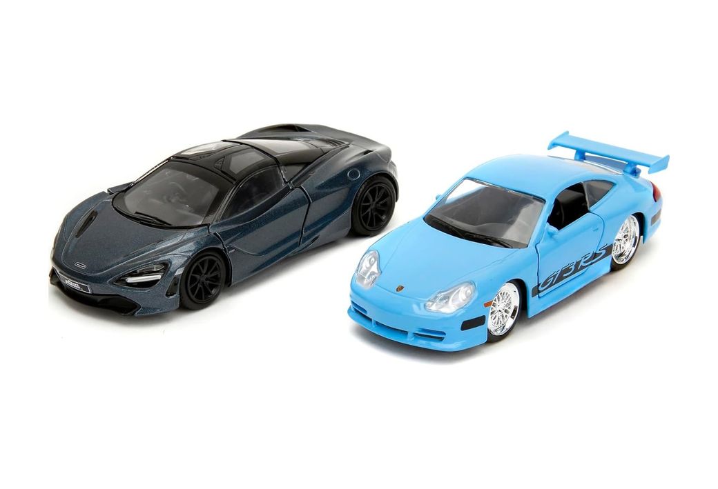 Diğer 126668914 Jada 253202012 & Furious 2'li Paket, Brian's 911 Gt3 Rs & Shaw's Mclaren 720S Model Arabalar