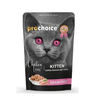 Diğer 127229647 Pouch Tavuklu Ve Ciğerli Tahılsız Yavru Kedi Konservesi 85 Gr
