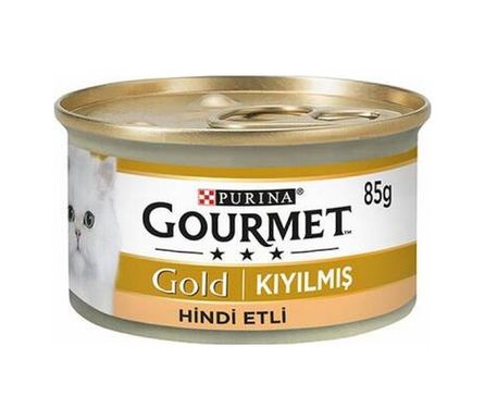 Diğer 127229785 Kıyılmış Hindi Etli Yetişkin Kedi Konservesi 85 Gr