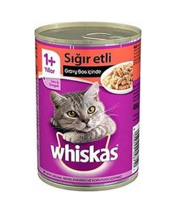 Diğer 127240349 Gravy Soslu Sığır Etli Yetişkin Kedi Konservesi 12 Adet 400 Gr